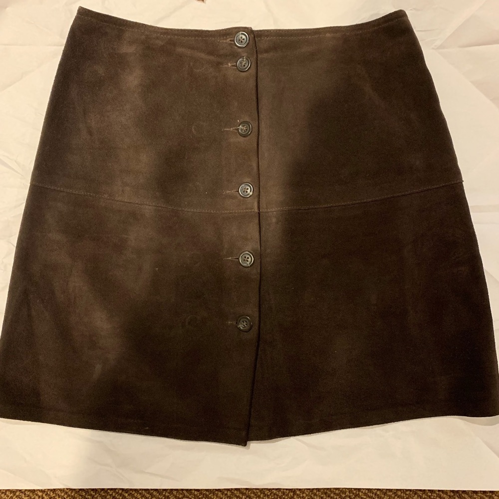 Monica Geller FRIENDS Leather Skirt 10 - Picture 4 of 7